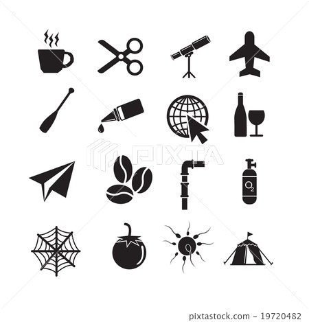 Set of web icons for website and communication Set of web icons for website and communication 19720482