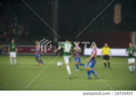 Blurred athletes Thailand national football team 19720483
