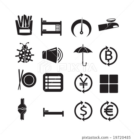 Set of web icons for website and communication Set of web icons for website and communication 19720485