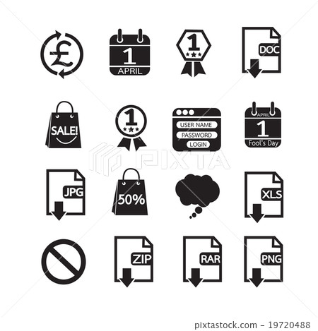 Set of web icons for website and communication Set of web icons for website and communication 19720488