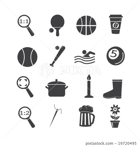 Set of web icons for website and communication Set of web icons for website and communication 19720495