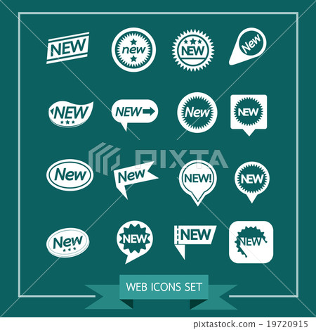 labels New Icon for website and communication 19720915