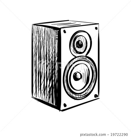 Doodle speaker icon Doodle speaker icon 19722290