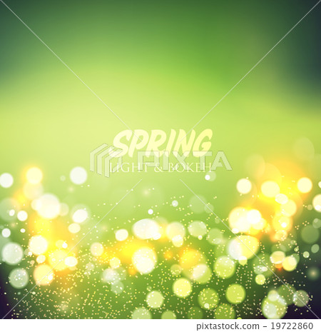 Abstract green bokeh background Abstract green bokeh background 19722860