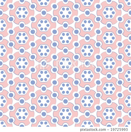 Spring Button pattern Spring Button pattern 19725993