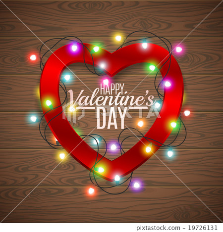 Valentines heart card 19726131