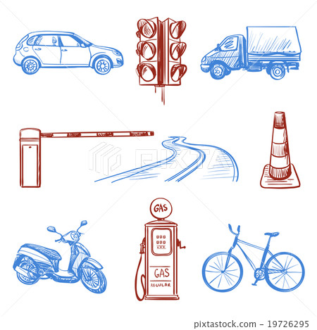Traffic Laws icons set - Stock Illustration [19726295] - PIXTA