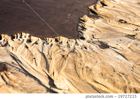 Sand surface with the relief formed 19727215