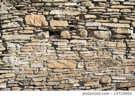 Stone masonry with rich and various texture 19728060