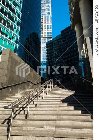 Skyscraper facade office buildings modern glass 19728455