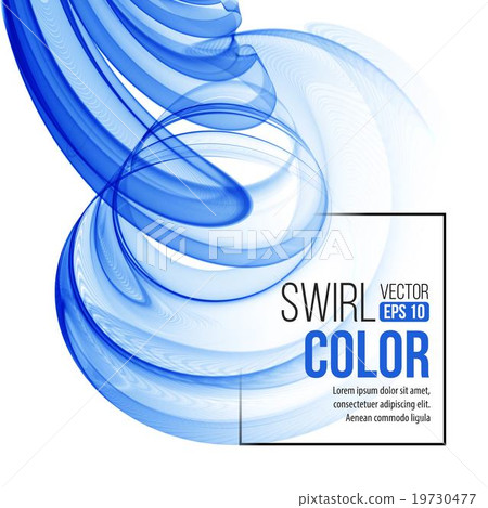 Vector blue swirl line abstract background. Vector Vector blue swirl line abstract background. Vector 19730477