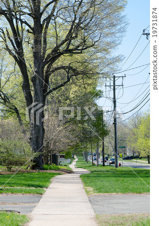 Sidewalk Main Street, Glastonbury, Connecticut 19731874