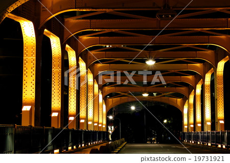 Night view of Toyohashi Bridge 19731921