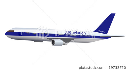 Airplane jet machine icon 19732750