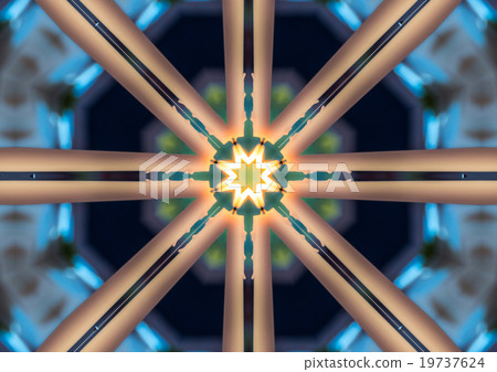 abstract colorful seamless pattern kaleidoscope - Stock Illustration ...