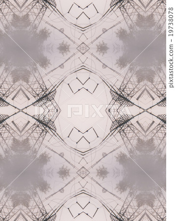Pattern of kaleidoscope abstract grey pattern Pattern of kaleidoscope abstract grey pattern 19738078