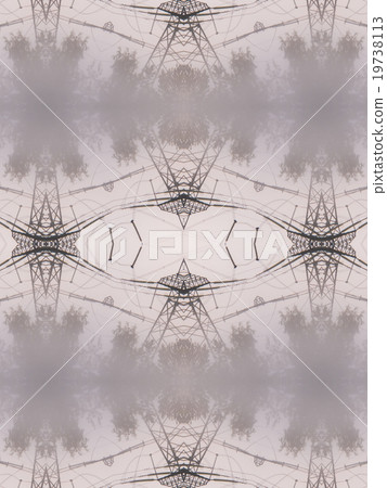 Pattern of kaleidoscope abstract grey pattern Pattern of kaleidoscope abstract grey pattern 19738113