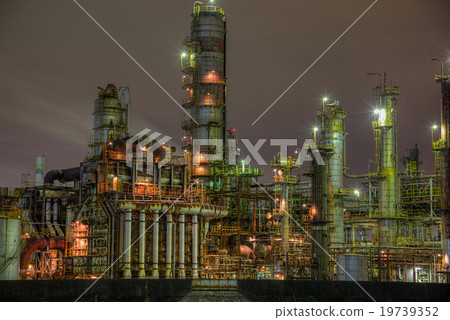 factory night factory night 19739352