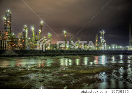 factory night factory night 19739355