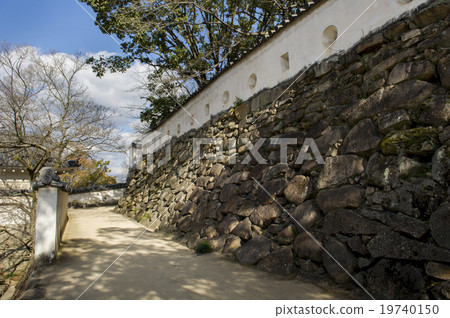 岡山城堡，城堡的牆 19740150