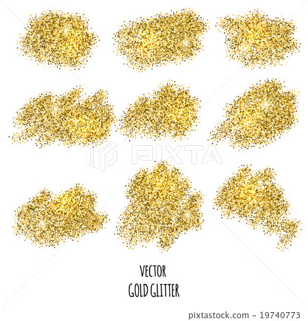 Gold glitter background.  19740773