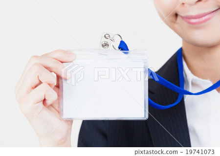 ID card identification card business woman 19741073