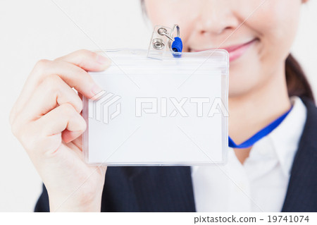 ID card identification card business woman 19741074