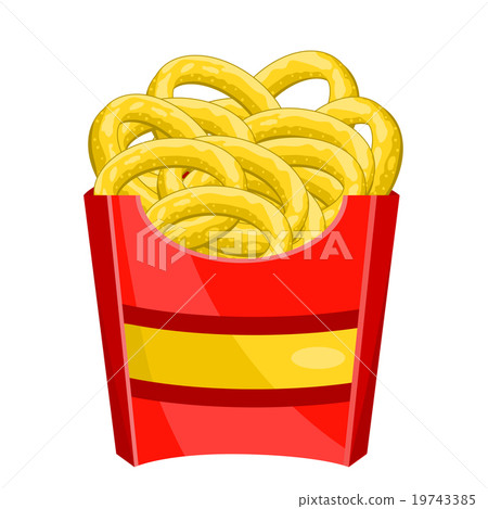 Onion rings in the pack 19743385