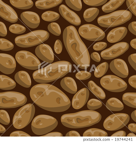 Seamless pattern with decorative stones-6 19744241