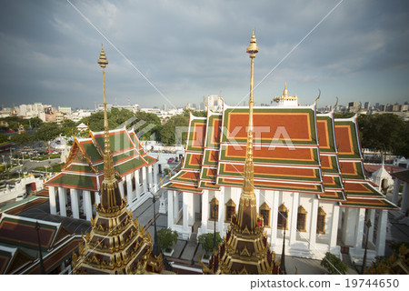 THAILAND BANGKOK WAT RATCHANATDARAM TEMPLE THAILAND BANGKOK WAT RATCHANATDARAM TEMPLE 19744650