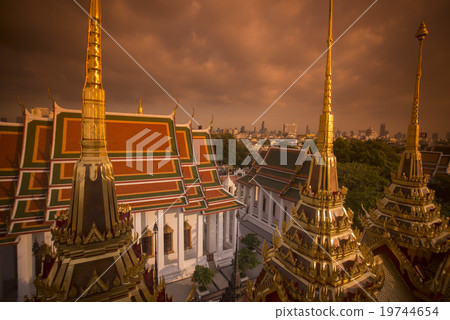 THAILAND BANGKOK WAT RATCHANATDARAM TEMPLE THAILAND BANGKOK WAT RATCHANATDARAM TEMPLE 19744654