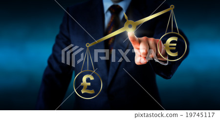 British Pound Sterling Outweighing The Euro Sign British Pound Sterling Outweighing The Euro Sign 19745117