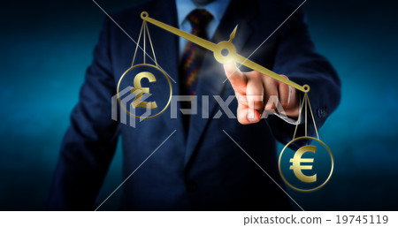 Euro Outbalancing The British Pound Sterling Euro Outbalancing The British Pound Sterling 19745119