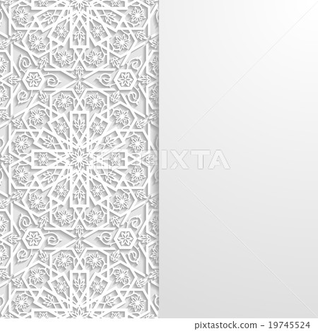 Abstract background with traditional ornament 19745524