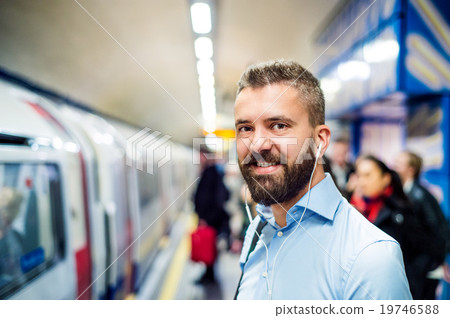 Young man in subway 19746588