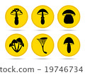set mushroom icon 19746734