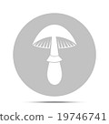 mushroom icon 19746741