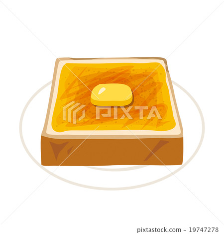  Butter toast 19747278
