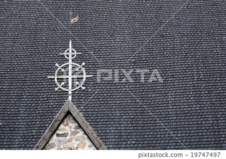 tile roof typical of the Finnish church tile roof typical of the Finnish church 19747497