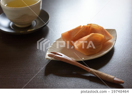 柿子和茶 柿子和茶 19748464