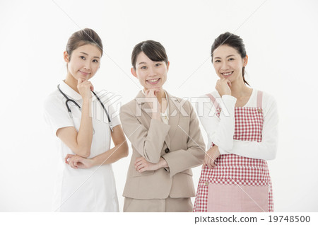 Housewives and nurses and business women Housewives and nurses and business women 19748500
