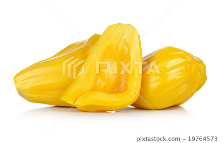 Ripe Jackfruit isolated on white background 19764573