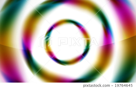 Glossy blurred swirl circle shapes abstract Glossy blurred swirl circle shapes abstract 19764645