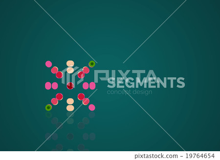 Vector outline minimal abstract geometric logo Vector outline minimal abstract geometric logo 19764654