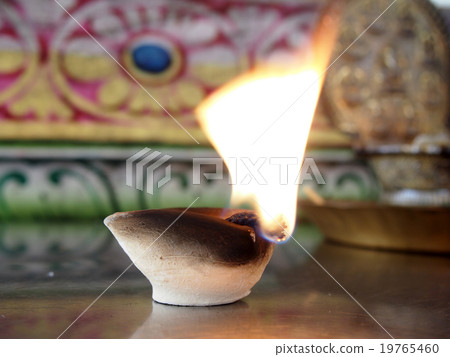 Candles for rituals of Hinduism 19765460