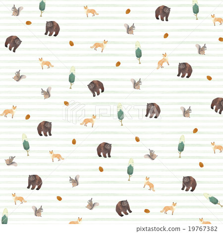 Background Hokkaido animals (border) 19767382