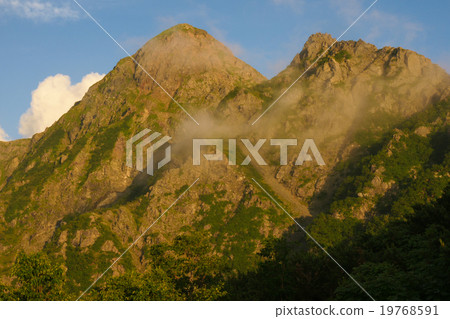 Shiomi-dake taking a sunset. August. 19768591