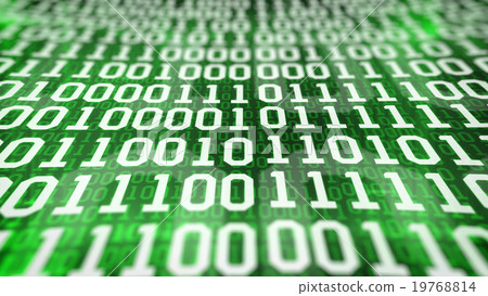 binary code screen. Closeup. binary code screen. Closeup. 19768814