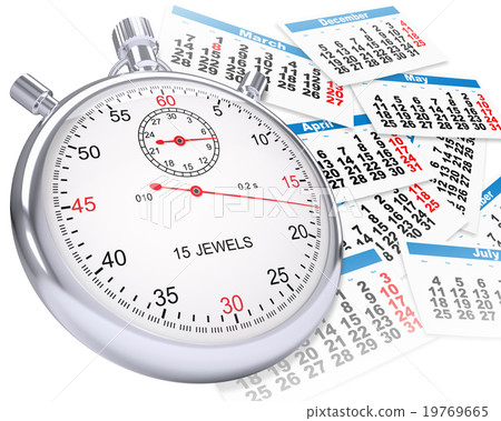 Timer with calendar 19769665