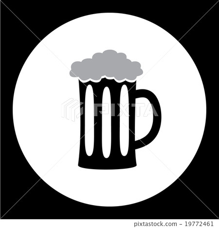 full glass of beer alcohol drink eps10 full glass of beer alcohol drink eps10 19772461